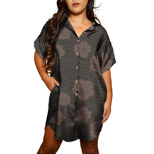 PRE ORDER ONLY | KANOE (black) | Ku’ulei tshirt dress