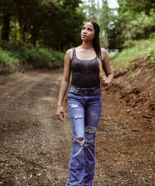 Cailee black bodysuit